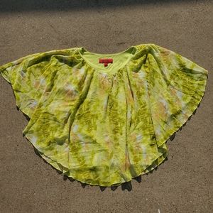 Belle Gray Vneck Tunic Top Sz XXS